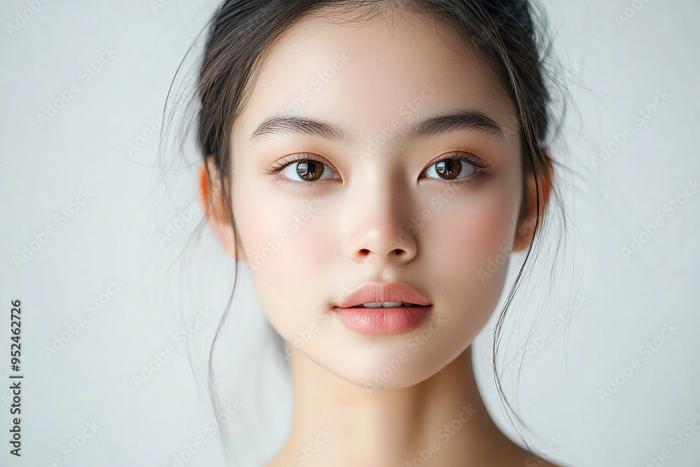 Close up portrait of a woman Close up portrait of a woman