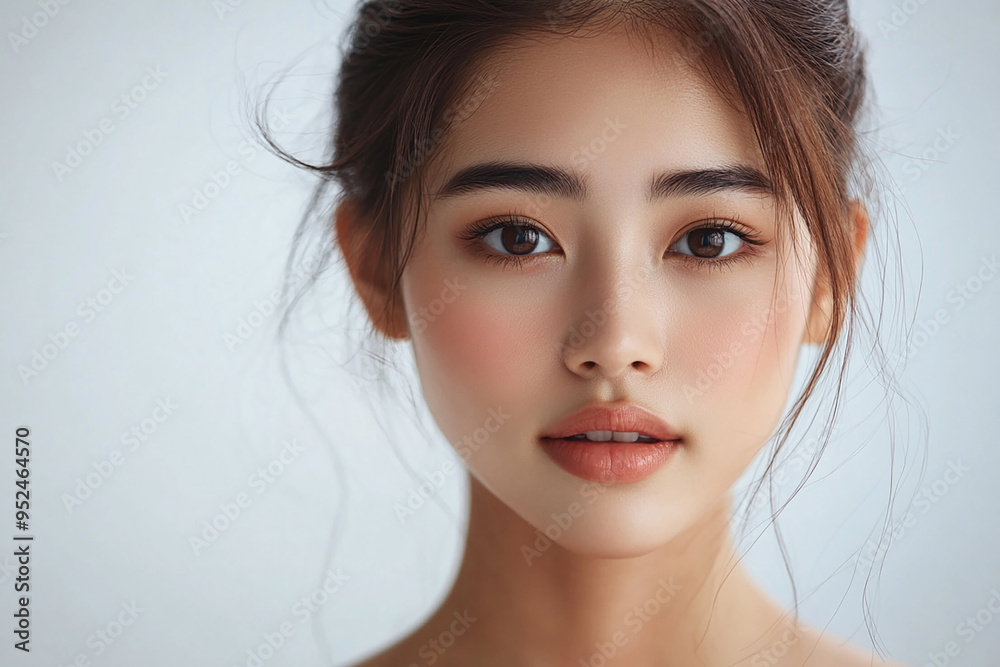 Close up portrait of a woman Close up portrait of a woman