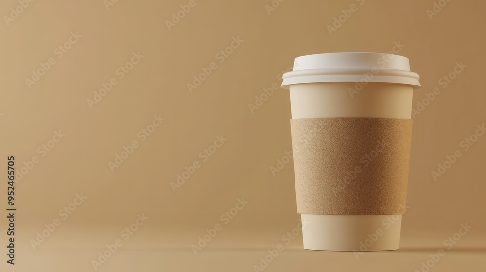 Dynamic Mockup of Blank Paper Coffee Cup Sleeve for Branding in Realistic 3D Perspective Dynamic Mockup of Blank Paper Coffee Cup Sleeve for Branding in Realistic 3D Perspective