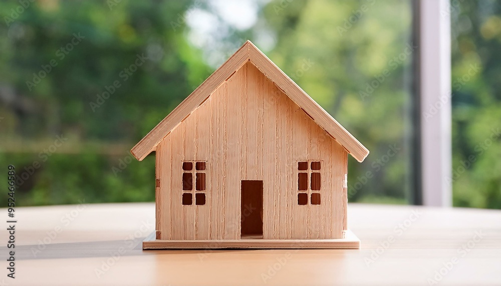 木製の家の模型(wooden house model)
木製の家の模型(wooden house model)