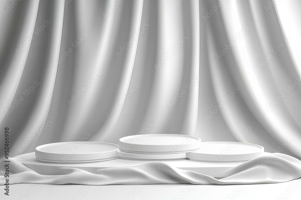 Podium With Minimal Background 