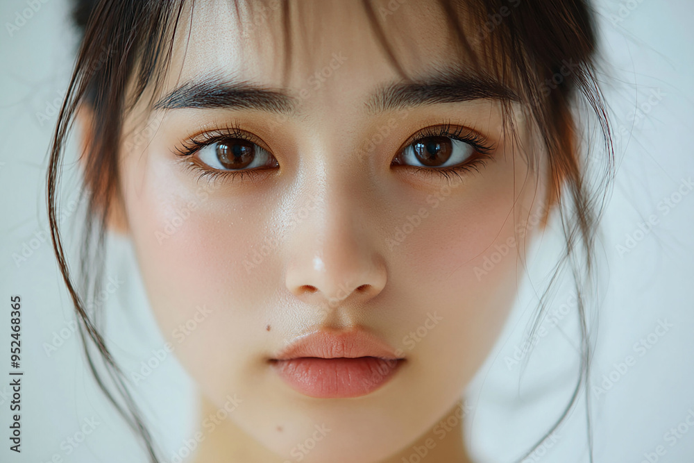 Close up portrait of a woman Close up portrait of a woman
