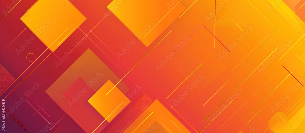 Abstract Geometric Shapes Orange and Red Gradient Background Abstract Geometric Shapes Orange and Red Gradient Background