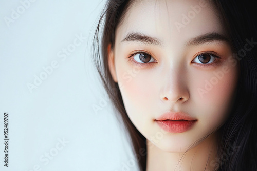 Close up portrait of a woman