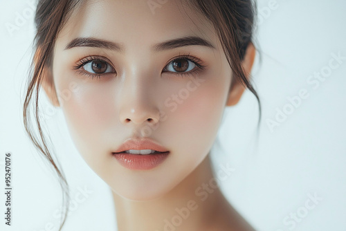 Close up portrait of a woman