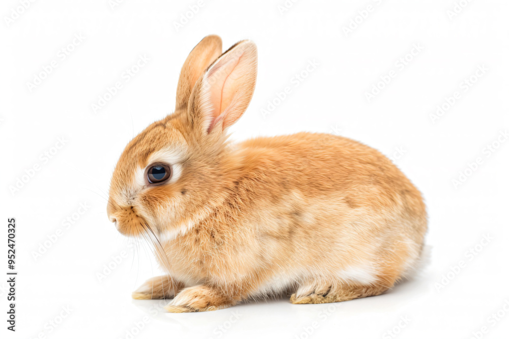 a small rabbit sitting on a white surface a small rabbit sitting on a white surface