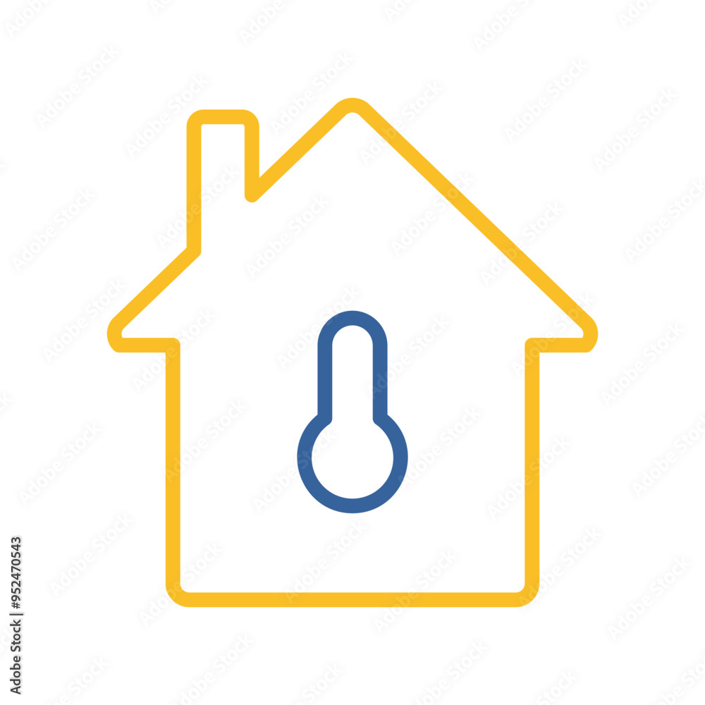 House vector icon with keyhole House vector icon with keyhole