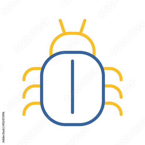 Software or program bug vector icon
