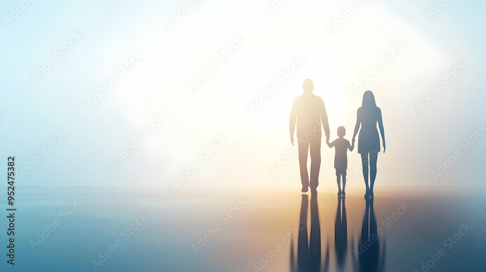 3D Glossy Background with Grandparents Holding Grandchildrens Hands concept as A glossy high resolution background image featuring a soft gradient with the silhouettes of grandparents holding their gr 3D Glossy Background with Grandparents Holding Grandchildrens Hands concept as A glossy high resolution background image featuring a soft gradient with the silhouettes of grandparents holding their gr
