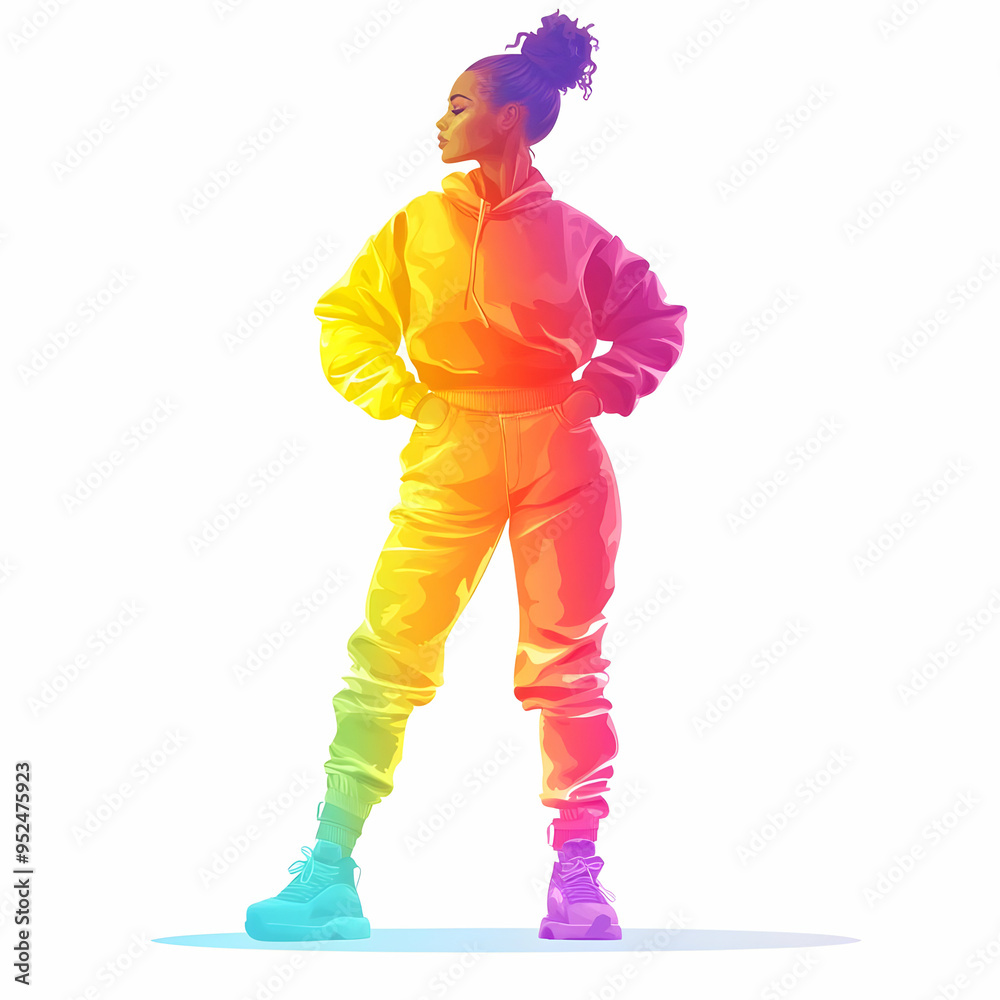 Flat Holographic Plus Size Model Silhouette with Strength Text concept as A sleek holographic silhouette of a plus size model with the word Strength in a powerful font set against a clean white balanc Flat Holographic Plus Size Model Silhouette with Strength Text concept as A sleek holographic silhouette of a plus size model with the word Strength in a powerful font set against a clean white balanc