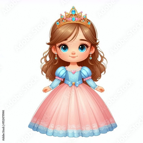 Charming Princess Artwork – AI-Created for Enchanting Designs