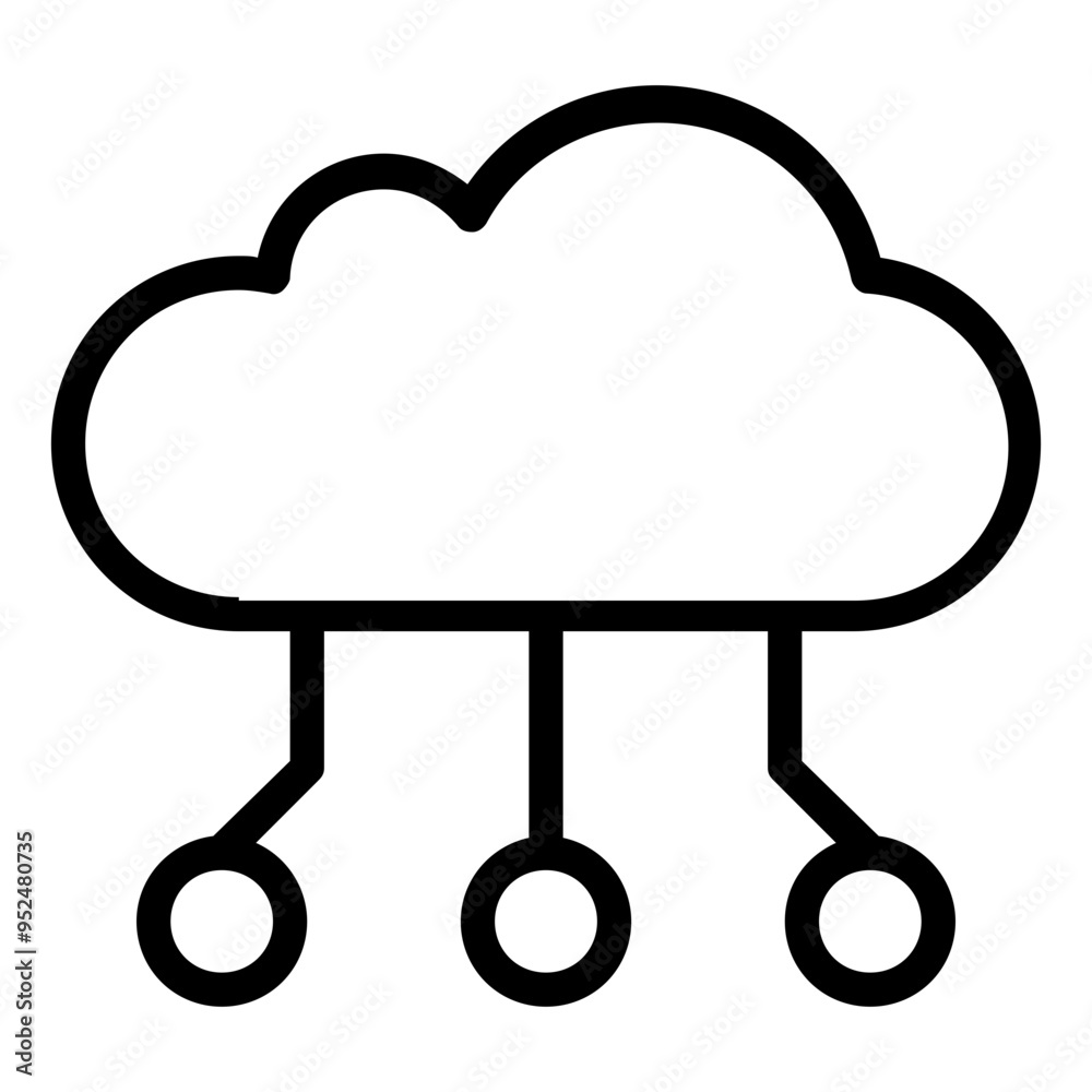 cloud computing icon cloud computing icon