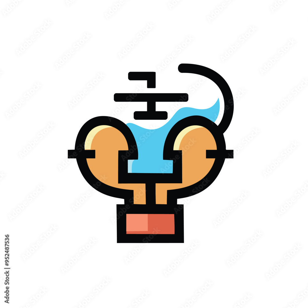 Obraz premium Vector editable flat of icon logo design