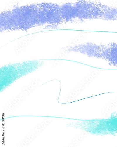 abstract background with spots for design in cold tones of blue