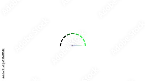 Animation video in Performance icon. quickly work concept. successful business.