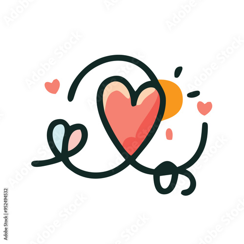 Vector editable of cute cartoon character