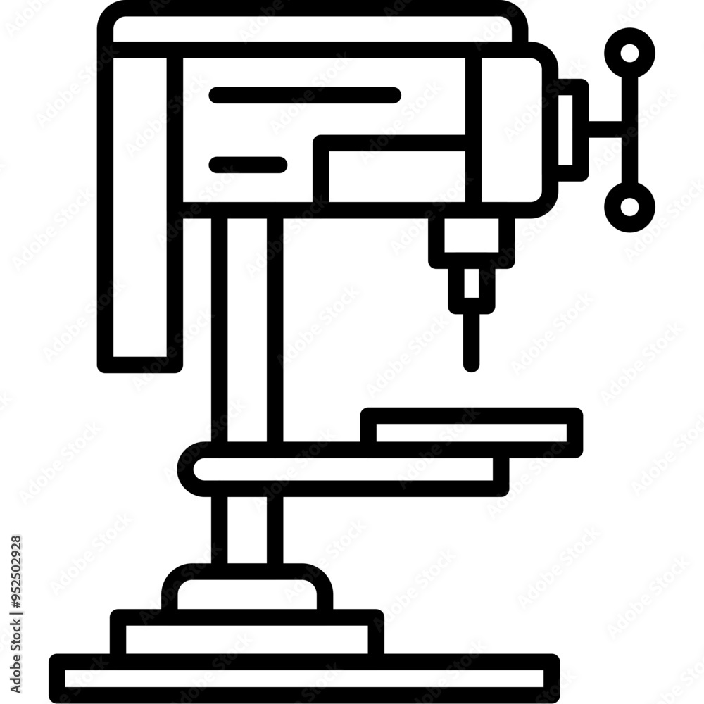 Drill Press Icon Drill Press Icon
