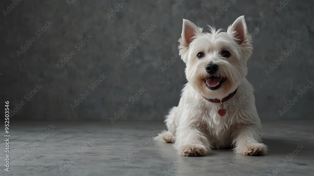 West Highland White Terrier Portrait West Highland White Terrier Portrait