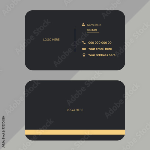 Business card design template, Clean professional business card template, visiting card, business card template,