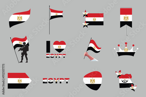 Flag of Egypt Set, original and simple Egypt flag Bundle, vector illustration of Egypt flag Collection
Free Download Flag of Egypt Set, original and simple Egypt flag Bundle, vector illustration of Egypt flag Collection
- GFXLoad