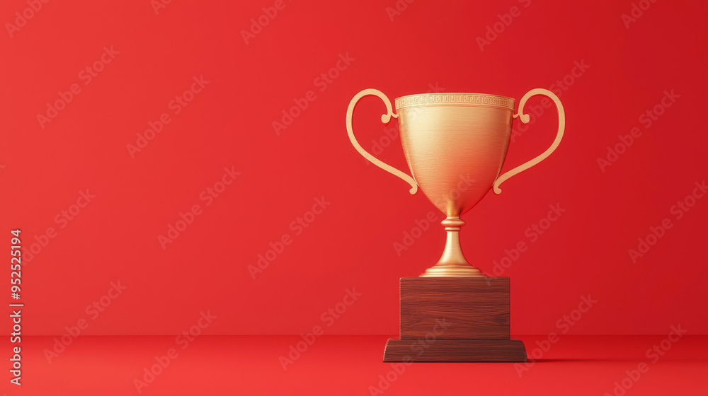 Tug of war with a trophy in the middle, business rivalry, 3D illustration Tug of war with a trophy in the middle, business rivalry, 3D illustration