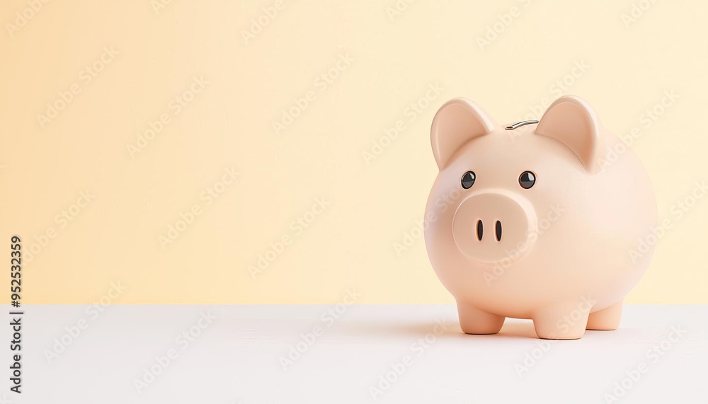 Golden piggy bank, passive revenue, calendar sheets, 3D illustration Golden piggy bank, passive revenue, calendar sheets, 3D illustration