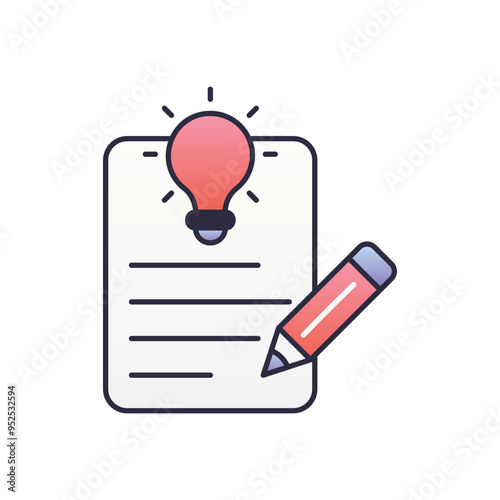 Creative Writing vector icon