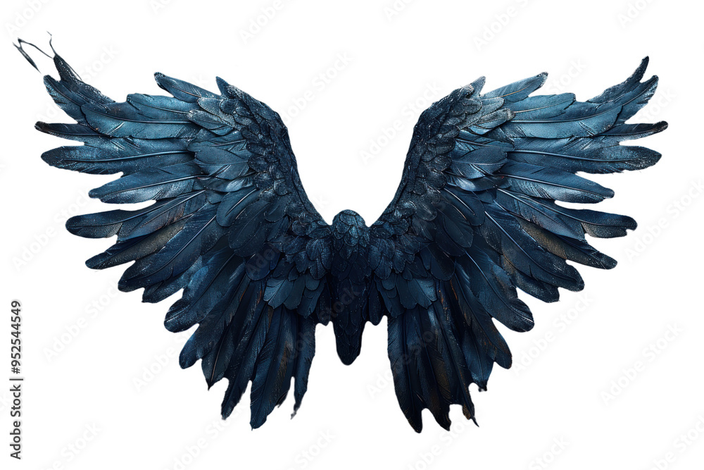 Obraz premium Blue Angel Wings