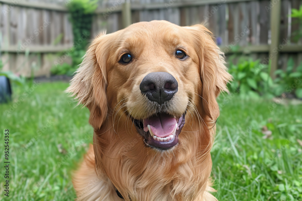 a dog sitting in the grass with its mouth open a dog sitting in the grass with its mouth open
