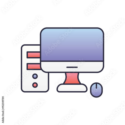 Computer vector icon