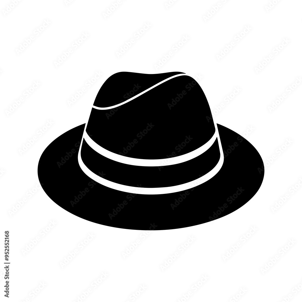 hat silhouette vector illustration hat silhouette vector illustration