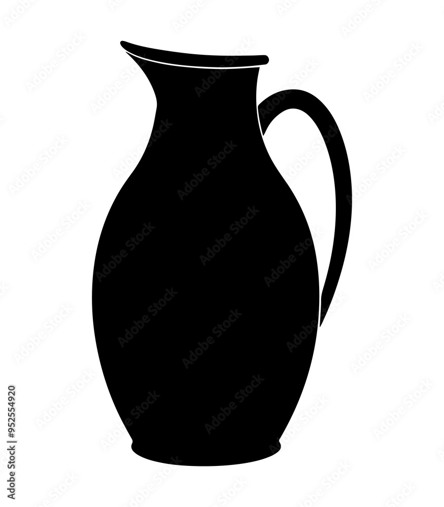 jug silhouette vector illustration jug silhouette vector illustration