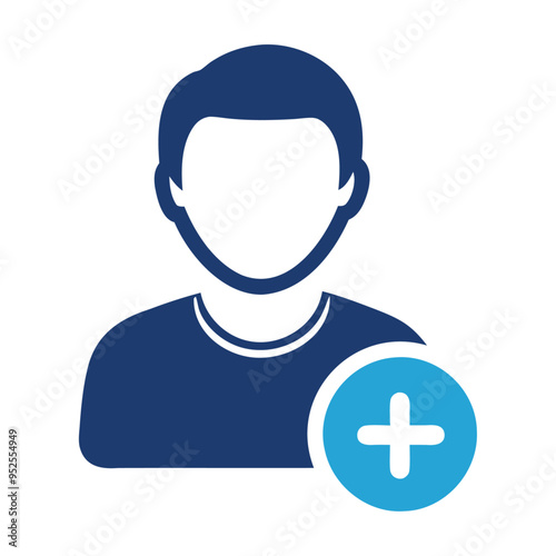 Silhouette secure success person checkmark profile icon and vector illustration