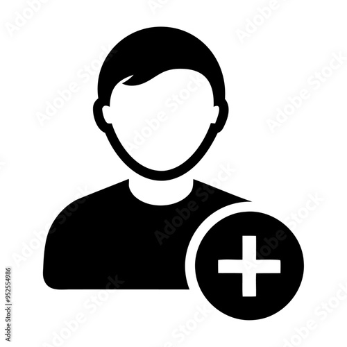 Silhouette secure success person checkmark profile icon and vector illustration