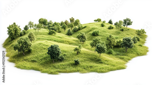 A beautiful small forest clipart
