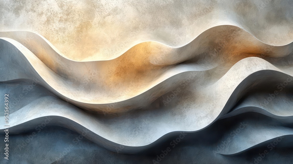 undulating wave pattern on wall contemporary design subtle gradient minimalist aesthetic clean lines textured surface undulating wave pattern on wall contemporary design subtle gradient minimalist aesthetic clean lines textured surface