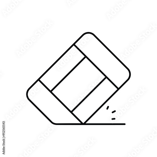 Eraser  vector icon