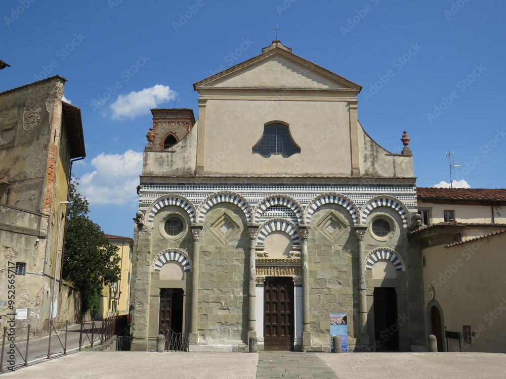 Fototapeta premium Chiesa di San Bartolomeo in Pantano, Pistoia, Toscana, Italia