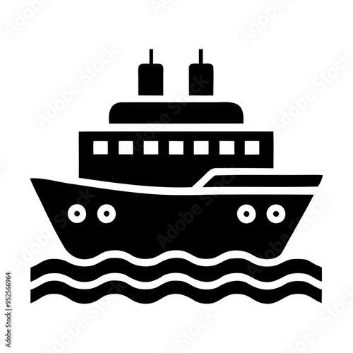 Sailboat journey yacht ship icon and vector illustration