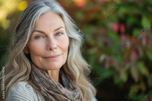 Sensual portrait of an older woman