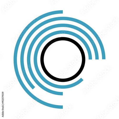Radial icon template