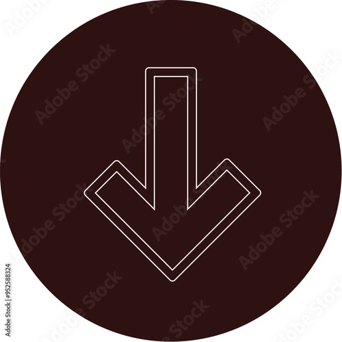 Arrow Down icon.