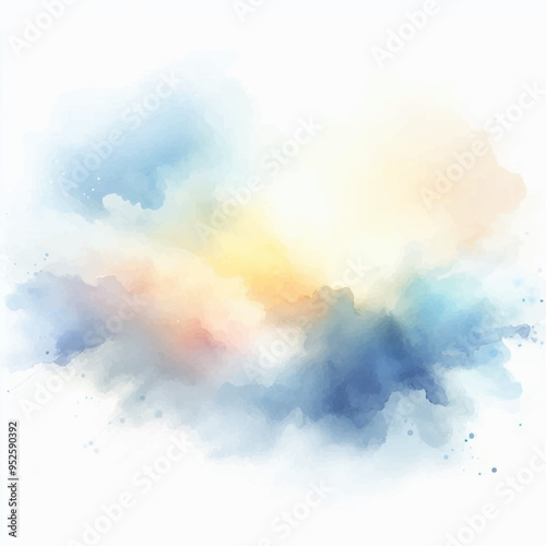 Hand painted watercolor splashes, paper and stone color texture. watercolor abstract background ai generative