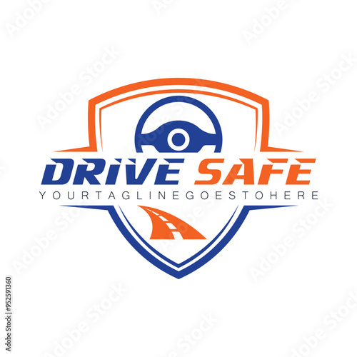 illustration vector graphic of Drive Safe, Perfect logo for business related to automotive industry