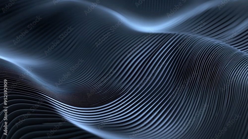 Black abstract background design close-up. Modern wavy line pattern in monochrome colors. Premium line texture for banners Black abstract background design close-up. Modern wavy line pattern in monochrome colors. Premium line texture for banners