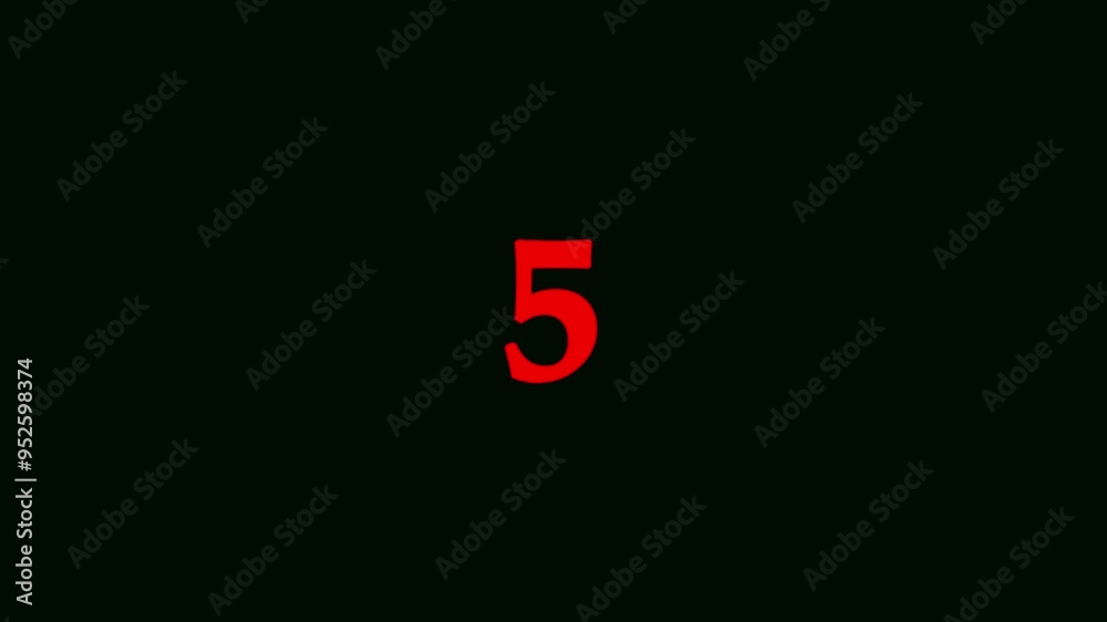countdown of numbers from 10 to 0.style countdown Counting from 10 to 0 seconds.