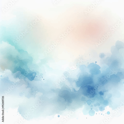 Hand painted watercolor splashes, paper and stone color texture. watercolor abstract background ai generative