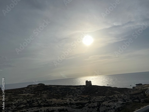lighthouse at sunset