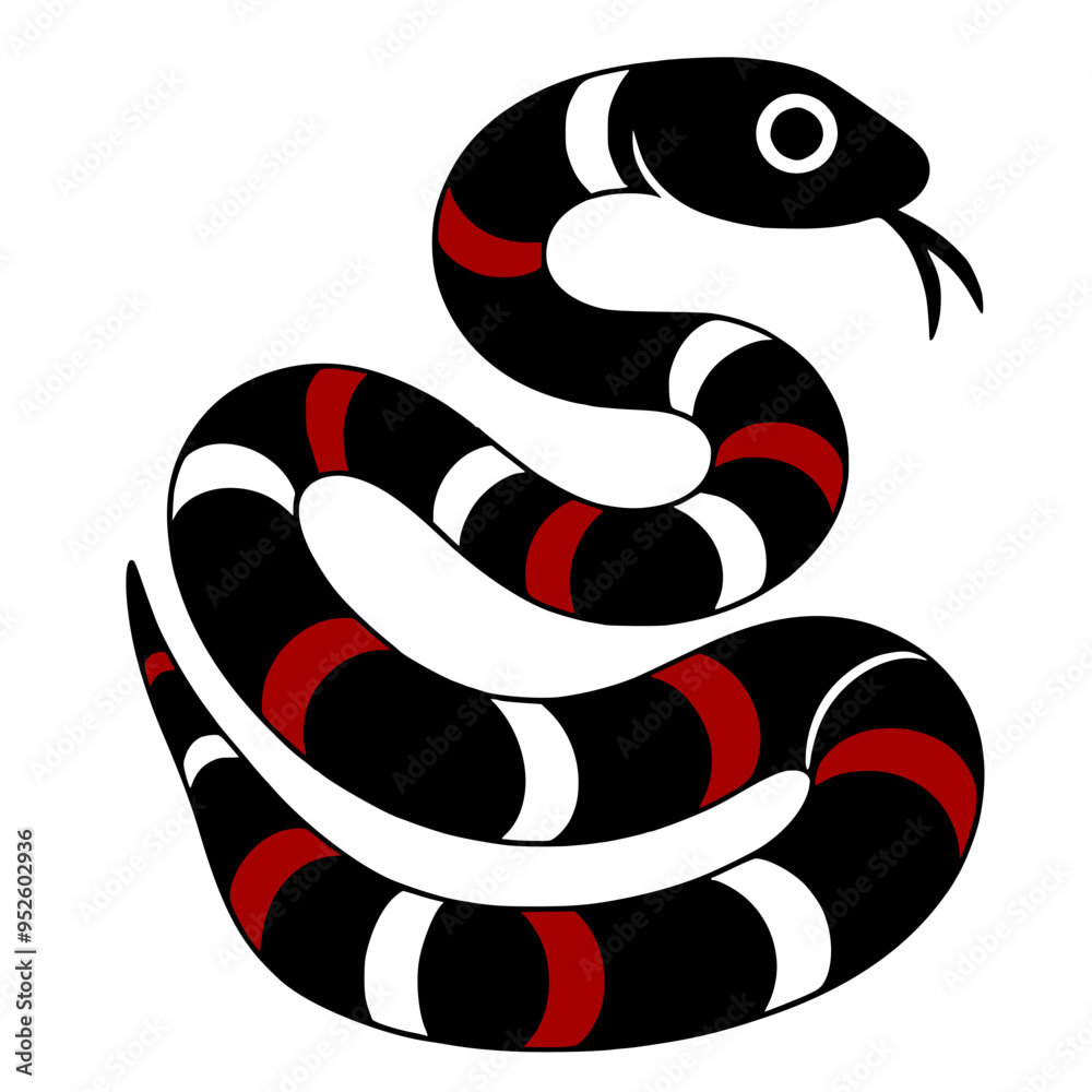 Naklejka premium set of snake icons, editable stroke, vector art ready for your brand.