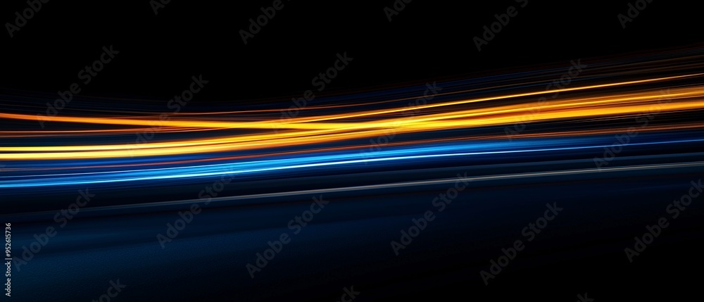 Abstract Background with Glowing Light Lines Abstract Background with Glowing Light Lines